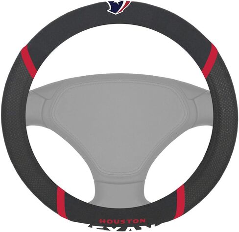 FANMATS 21396 Houston Texans Embroidered Steering Wheel Cover in Saudi Arabia