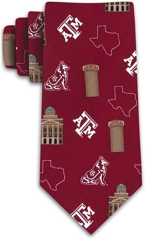 Eagles Wings Texas A&M Ties Aggies Mens College Neckties in Saudi Arabia