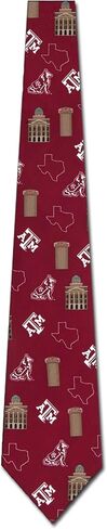 Eagles Wings Texas A&M Ties Aggies Mens College Neckties in Saudi Arabia