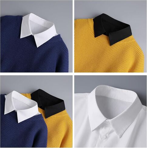 Collar Detachable Dickey Denim Faux Collars for Women Men Shirt Collar cuellos falsos para Muje in Kuwait