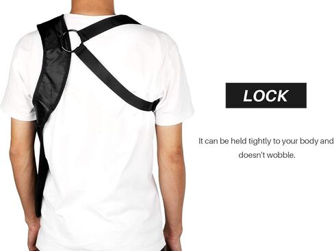 حقيبة كتف مخفية مضادة للسرقة تحت الإبط، حزمة مخفية، حقيبة تخزين آمنة للرجال والنساء متعددة الأغراض (الكتف الأيسر) in Kuwait