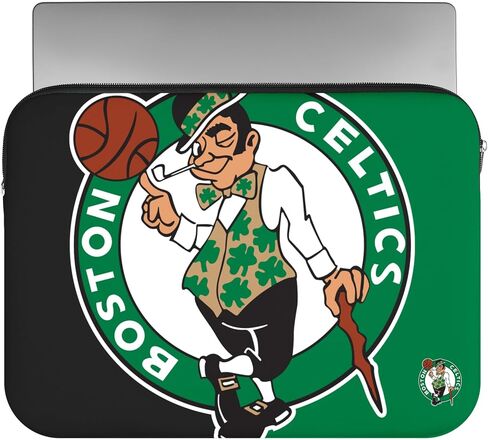 FOCO NBA الرسمية 15 بوصة Colorblock الشعار الأساسي سحاب حقيبة كمبيوتر محمول كم حقيبة (بوسطن سلتكس) in Saudi Arabia