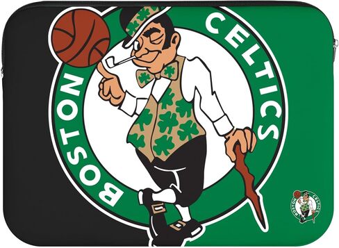 FOCO NBA الرسمية 15 بوصة Colorblock الشعار الأساسي سحاب حقيبة كمبيوتر محمول كم حقيبة (بوسطن سلتكس) in Saudi Arabia