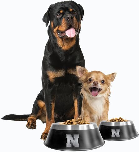 Littlearth NCAA All Pro Pet Bowl, Nebraska Cornhuskers, Size: Large in Saudi Arabia