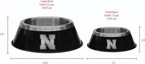 Littlearth NCAA All Pro Pet Bowl, Nebraska Cornhuskers, Size: Large in Saudi Arabia