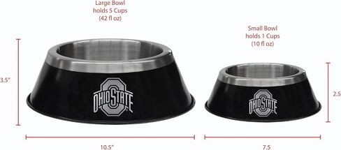 Littlearth NCAA All Pro Pet Bowl, Ohio State Buckeyes, Size: Large in Saudi Arabia