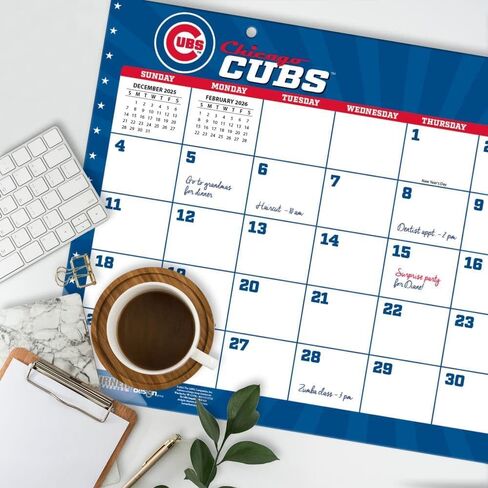 Lang, MLB Chicago Cubs Small 2026 Desk Pad in Saudi Arabia