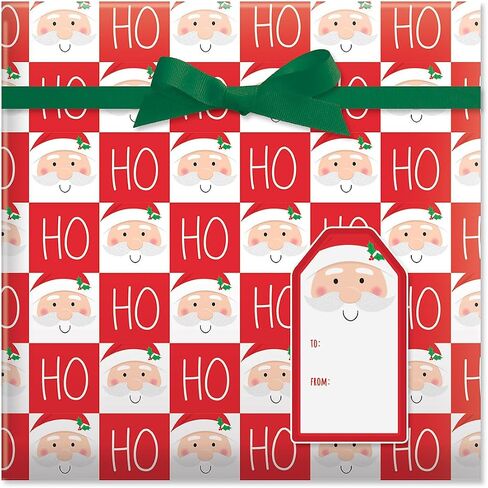 Current Santa and Friends Christmas Rolled Wrapping Paper - Premium Jumbo 23-Inch x 32-Foot Gift Wrap Roll, 61 Square Feet Total in Saudi Arabia