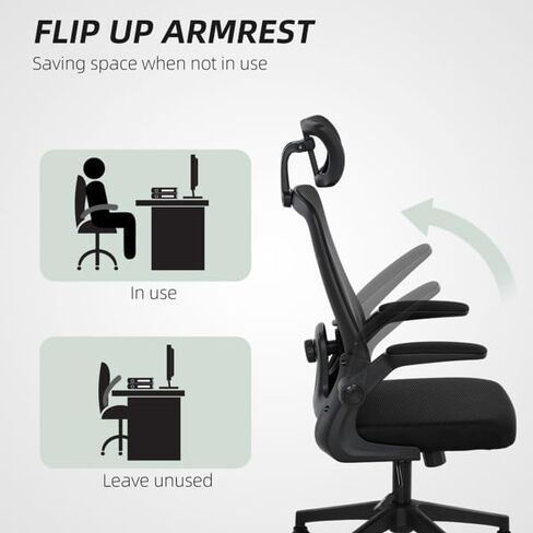 Ergonomic Computer Desk Chair,Sturdy Task Chair- Adjustable Comfort Wide Seat,Swivel Home Office Chair, Managerial & Executive Chairs, Office Furniture (Khaki Mesh) in Saudi Arabia