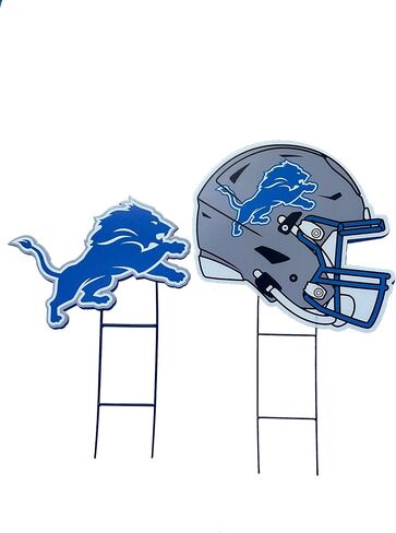 NFL Logo & Helmet 2 Pack Yard Sign Set in Saudi Arabia