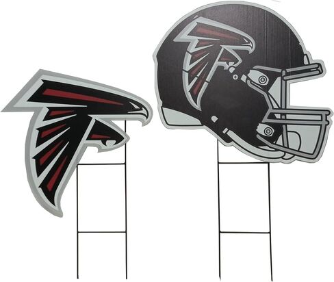 NFL Logo & Helmet 2 Pack Yard Sign Set in Saudi Arabia