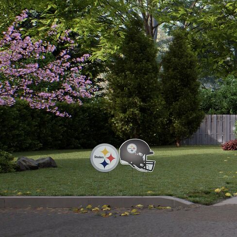 NFL Logo & Helmet 2 Pack Yard Sign Set in Saudi Arabia