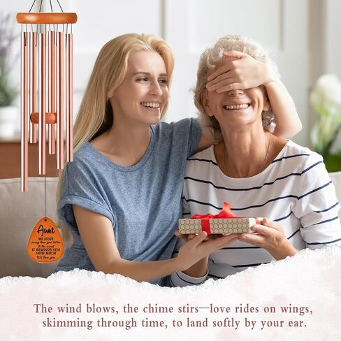 Gifts for Wife, Wind Chimes for Wife, Mothers Day Best Gift for Wife, Heartfelt Birthday Present from Husband, Unique Gifts Ideas for Wedding Anniversary Valentine's, Thanksgiving, Christmas in Saudi Arabia
