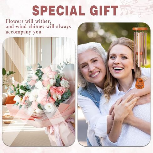 Gifts for Wife, Wind Chimes for Wife, Mothers Day Best Gift for Wife, Heartfelt Birthday Present from Husband, Unique Gifts Ideas for Wedding Anniversary Valentine's, Thanksgiving, Christmas in Saudi Arabia