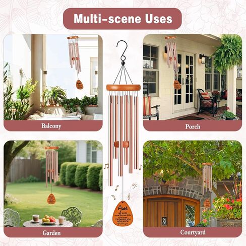 Gifts for Wife, Wind Chimes for Wife, Mothers Day Best Gift for Wife, Heartfelt Birthday Present from Husband, Unique Gifts Ideas for Wedding Anniversary Valentine's, Thanksgiving, Christmas in Saudi Arabia