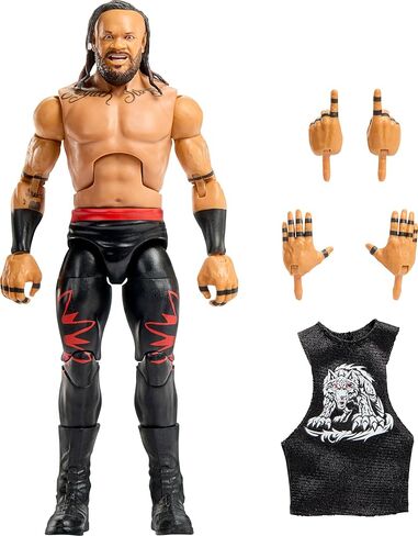 Mattel WWE Elite Action Figure & Accessories, Series #118, 6-inch Collectible Jacob Fatu with 25 Articulation Points & Swappable Hands in Saudi Arabia