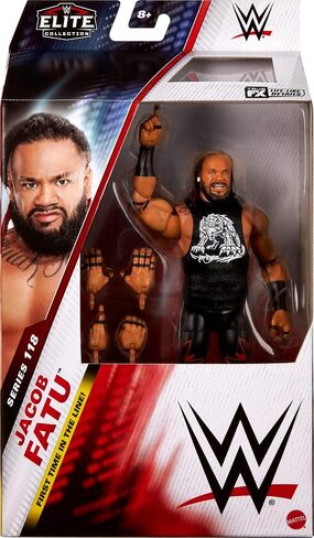 Mattel WWE Elite Action Figure & Accessories, Series #118, 6-inch Collectible Jacob Fatu with 25 Articulation Points & Swappable Hands in Saudi Arabia