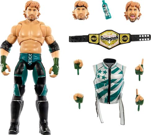 Mattel WWE Ultimate Edition Action Figure & Accessories Set, Logan Paul 6-inch Collectible with Swappable Heads & Hands, 30 Articulation Points in Saudi Arabia