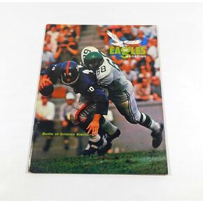 1965 New York Giants at Philadelphia Eagles NFL Football Program 9-26-65 - NFL Programs in Kuwait