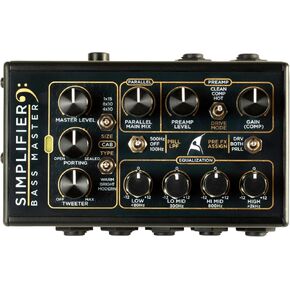 DSM Humboldt Simplifier Bass Master Analog Bass Preamp with Cabinet Simulation, 3 Voices, 4-Band EQ, Dual FX Loops, XLR Outputs, and Headphone Output for Silent Practice in Saudi Arabia