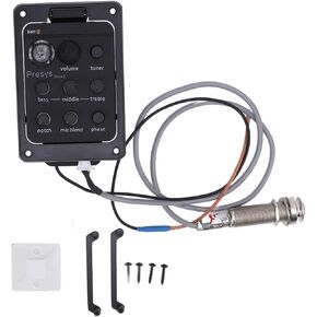 Acoustic Electric Guitar Preamplifier Tuner Guitar Preamp Equalizer Guitar Pick Up Band Preamplifier EQ Equalizer in Kuwait