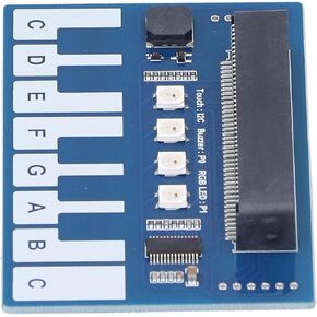 Piano Module for, Capacitive Touch Controller with I2C Interface, Music Expansion Board with Buzzer and LED Lights, Plug-and-Play DIY Module for Interactive Projects in Kuwait