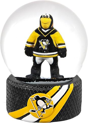 NHL Pittsburgh Penguins Snow Globe, Officially Licensed Water Globe with Team Logo, Christmas Holiday Tabletop Decoration for Home, Gift for Men and Women Hockey Fans in Saudi Arabia