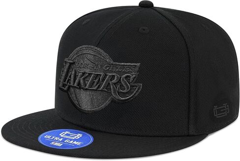 Ultra Game NBA Mens NBA Official Snap Back 3D Embroidered Team Logo Baseball Cap Hat in Saudi Arabia