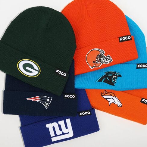 FOCO Men's NFL Team Logo Basic Beanie Hat in Saudi Arabia