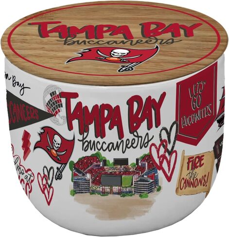 NFL Loco Fan 16oz Ceramic Candle in Kuwait