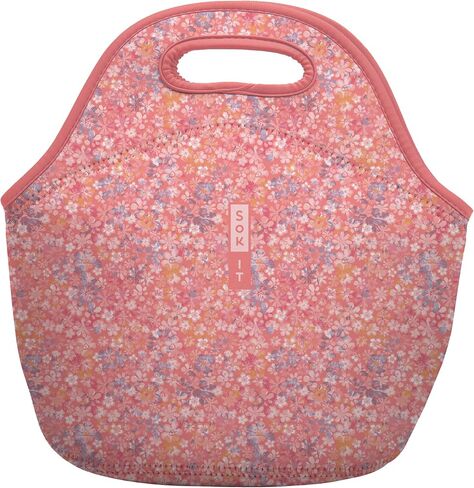 حقيبة Sok It LunchTote بسحاب معزولة من النيوبرين (مربوطة بالبهجة، حقيبة غداء كبيرة جدًا بسعة 6.5 لتر) in Kuwait