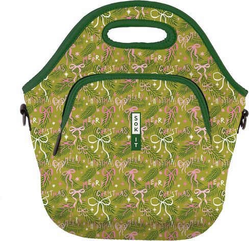 حقيبة Sok It LunchTote بسحاب معزولة من النيوبرين (مربوطة بالبهجة، حقيبة غداء كبيرة جدًا بسعة 6.5 لتر) in Kuwait