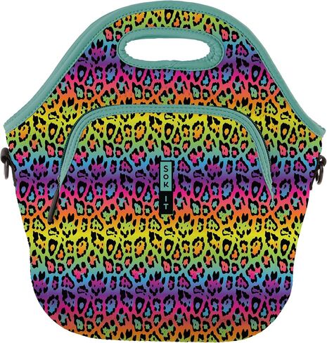 حقيبة Sok It LunchTote بسحاب معزولة من النيوبرين (مربوطة بالبهجة، حقيبة غداء كبيرة جدًا بسعة 6.5 لتر) in Kuwait