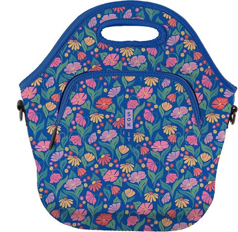 حقيبة Sok It LunchTote بسحاب معزولة من النيوبرين (مربوطة بالبهجة، حقيبة غداء كبيرة جدًا بسعة 6.5 لتر) in Kuwait
