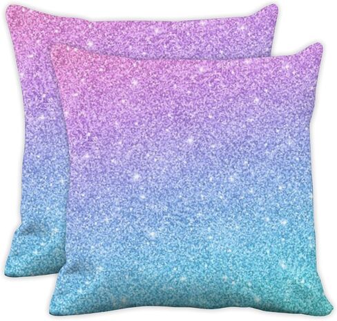 Set of 2 Throw Pillow Covers Cottage Bed Cotton Velvet Throw Pillows Covers Rustic Art Decor Funky Cute Throw Pillow Cover Sparkly Glitter Design Washable Throw Pillows Cover 20x20 in in Saudi Arabia