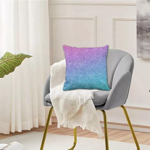 Set of 2 Throw Pillow Covers Cottage Bed Cotton Velvet Throw Pillows Covers Rustic Art Decor Funky Cute Throw Pillow Cover Sparkly Glitter Design Washable Throw Pillows Cover 20x20 in in Saudi Arabia
