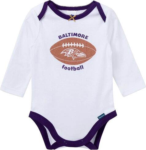 Gerber NFL baby-girls 3-piece Onesie Bodysuit, Pants & Headband Set in Saudi Arabia