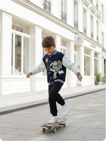 ديزني مارفيل سبايدر مان مان بومبر سترة قصة قصة سيارات McQueen Varsity Cardigan خفيفة الوزن معطف SNAPSHIRTS 2-13Y in Saudi Arabia