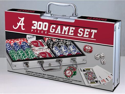 Masterpieces NCAA Unisex-Adult 300-Piece Casino Style Poker Chip Set in Saudi Arabia