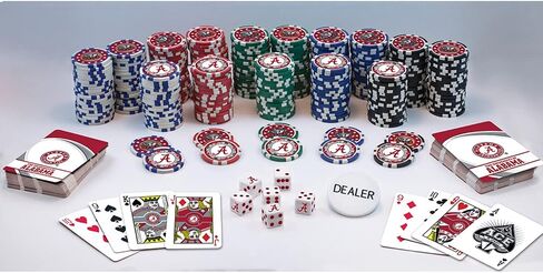 Masterpieces NCAA Unisex-Adult 300-Piece Casino Style Poker Chip Set in Saudi Arabia
