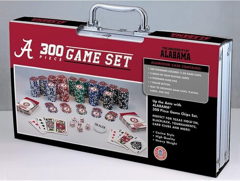 Masterpieces NCAA Unisex-Adult 300-Piece Casino Style Poker Chip Set in Saudi Arabia