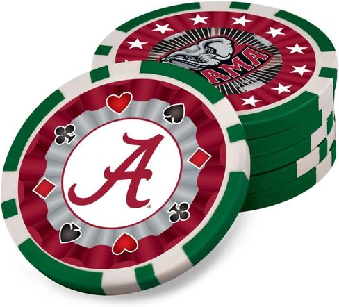 Masterpieces NCAA Unisex-Adult 300-Piece Casino Style Poker Chip Set in Saudi Arabia