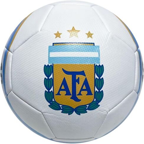 Icon Sports Argentina National Football Team Soccer Ball Officially Licensed Ball- Messi 10 Size 4 Ball in Saudi Arabia