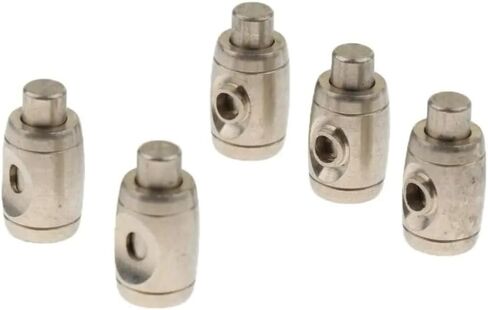 5-Piece Trumpet Water Key Replacement Kit – Heavy-Duty Valve Drain Spit Valve Accessory Set for Bb/C Trumpet Slide Repair – Universal Fit Wind Instrument Maintenance in Saudi Arabia