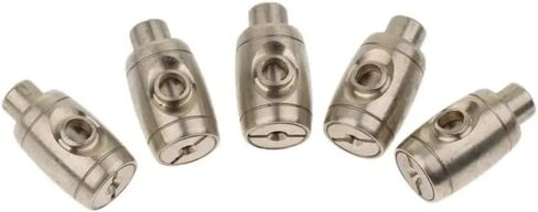 5-Piece Trumpet Water Key Replacement Kit – Heavy-Duty Valve Drain Spit Valve Accessory Set for Bb/C Trumpet Slide Repair – Universal Fit Wind Instrument Maintenance in Saudi Arabia