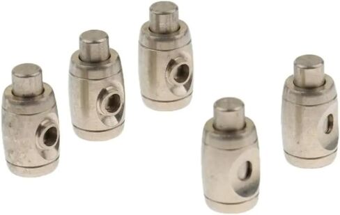 5-Piece Trumpet Water Key Replacement Kit – Heavy-Duty Valve Drain Spit Valve Accessory Set for Bb/C Trumpet Slide Repair – Universal Fit Wind Instrument Maintenance in Saudi Arabia