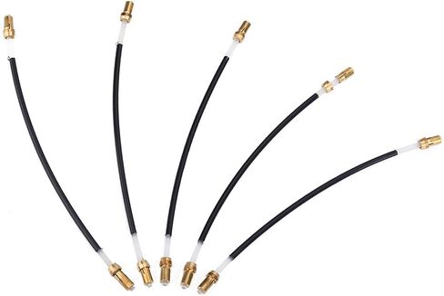 Violin Tail Rope, 5Pcs Nylon Violin Tailgut Tail Gut with Brass Screw Connector Violin Tailpiece Gut Cord Violin Accessories for 3/4 4/4 Violin in Saudi Arabia