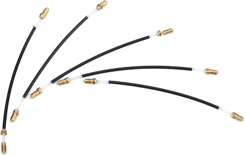 Violin Tail Rope, 5Pcs Nylon Violin Tailgut Tail Gut with Brass Screw Connector Violin Tailpiece Gut Cord Violin Accessories for 3/4 4/4 Violin in Saudi Arabia
