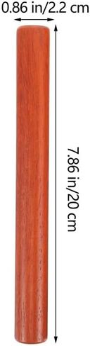 Wooden Rhythm Sticks 1 Pair – Solid Hardwood Percussion Instrument with Smooth Rounded Edges, Natural Finish Drum Sticks for Music Education, Rhythm Training & Group Percussion in Saudi Arabia