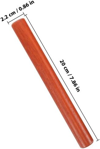 Wooden Rhythm Sticks 1 Pair – Solid Hardwood Percussion Instrument with Smooth Rounded Edges, Natural Finish Drum Sticks for Music Education, Rhythm Training & Group Percussion in Saudi Arabia